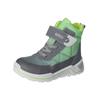 Schnürstiefelette RICOSTA "Ricosta Stiefelette Lederimitat/Textil", Kinder, Gr. 32, bunt (grau, grün), Lederimitat, Textil, casual, Schuhe