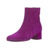 Stiefelette GABOR "Gabor Stiefelette Veloursleder", Damen, Gr. 39, lila (violett), Veloursleder, casual, Schuhe