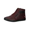 Schnürstiefelette SOFTINOS "softinos Stiefelette Leder", Damen, Gr. 37, rot (rot, schwarz), Leder, casual, Schuhe