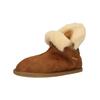 Hausschuh SHEPHERD "Shepherd Hausschuhe Leder", Damen, Gr. 37, braun (cognac), Leder, casual, Schuhe