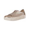 Sneaker GABOR "Gabor Sneaker Leder", Damen, Gr. 37,5, puder, Leder, casual, Schuhe