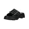 Pantolette GABOR COMFORT "Gabor Comfort Pantoletten Glattleder", Damen, Gr. 40, schwarz, Glattleder, casual, Schuhe