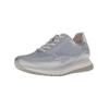 Sneaker GABOR COMFORT "Gabor Comfort Sneaker Leder/Textil", Damen, Gr. 40,5, blau (azur), Leder, Textil, casual, Schuhe