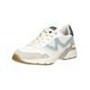 Sneaker MUSTANG SHOES "Mustang Shoes Sneaker Lederimitat", Damen, Gr. 41, bunt (weiß, grün), Lederimitat, casual, Schuhe
