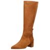 Stiefel HÖGL "Högl Stiefelette Leder", Damen, Gr. 37,5, braun (camel), Leder, casual, Schuhe