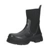 Stiefelette STEVE MADDEN "STEVE MADDEN Stiefelette Leder", Damen, Gr. 37, schwarz, Leder, casual, Schuhe