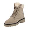 Schnürstiefelette PAUL GREEN "Paul Green Stiefelette Veloursleder", Damen, Gr. 38, braun (antelope), Veloursleder, casual, Schuhe