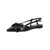 Ballerina STEVE MADDEN "STEVE MADDEN Ballerinas Leder", Damen, Gr. 41, schwarz, Leder, casual, Schuhe
