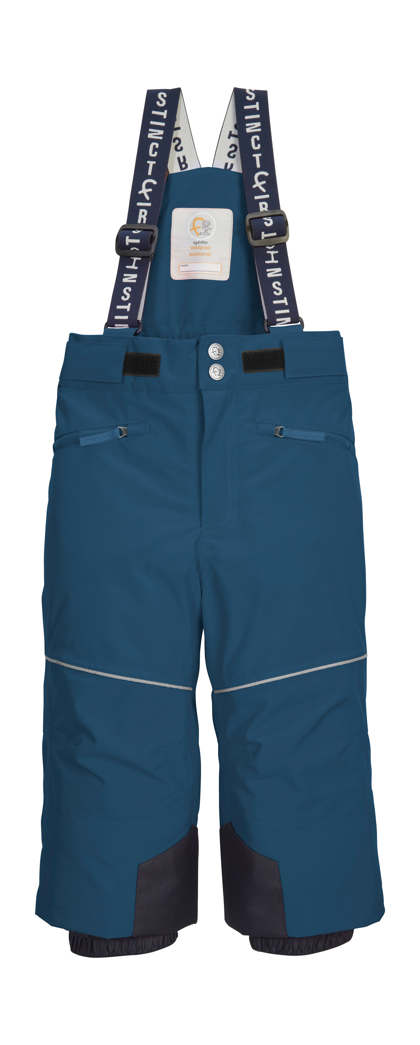 Skihose "FISW 48 MNS SKI PNTS", Kinder, Gr. 86/92, Normalgrößen, blau (dunkelpetrol), Oberstoff: 100% Polyester, Futter: 100% Polyester, Füllung: 100% Polyester, FIRST INSTINCT BY KILLTEC, Hosen, Wasser- und winddichte Schneehose mit... Image