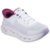 Slip-On Sneaker SKECHERS "MAX CUSHIONING GLIDE-STEP-SAPPHIRE", Damen, Gr. 38, lila (weiß, lavendel), Lederimitat, Mesh, sportlich, Schuhe, Laufschuh, Trainingsschuh mit dämpfender Glide Step Sohle