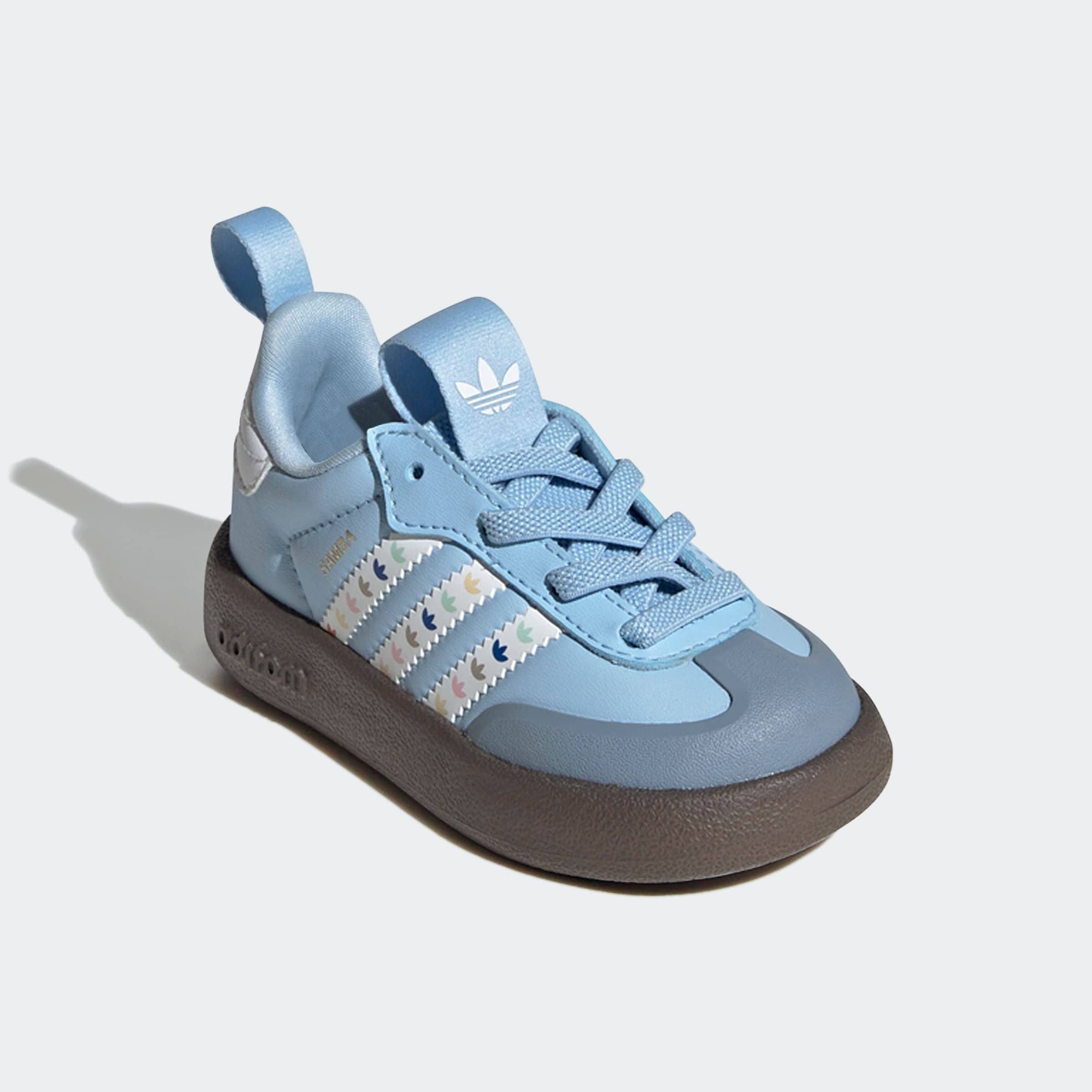 Sneaker ADIDAS ORIGINALS "ADIFOM SAMBA 360 KIDS", Gr. 26, clear sky, cloud weiß, gum5, Textil, Schuhe Image