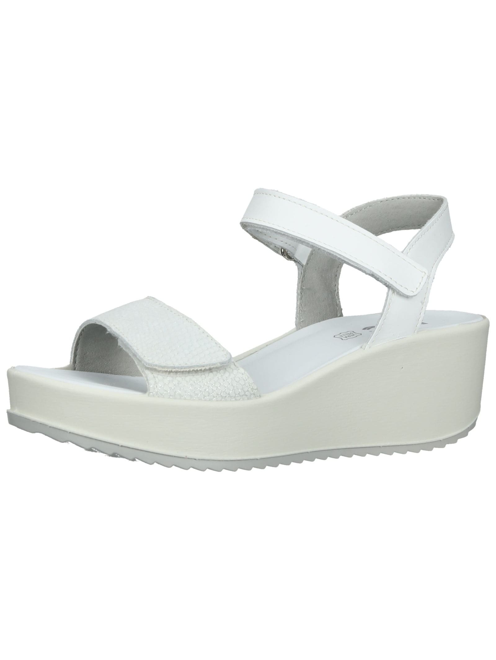 Slipper IMAC "Imac Slipper Leder", Herren, Gr. 40, weiß, Leder, Casual, Schuhe