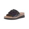Pantolette GABOR COMFORT "Gabor Comfort Pantoletten Nappaleder", Damen, Gr. 40, schwarz, Nappaleder, casual, Schuhe