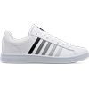 Sneaker K-SWISS "COURT WINSTON", Gr. 47, weiß, schwarz gradient, weiß, Leder, sportlich, Schuhe