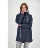 Regenjacke DEPROC ACTIVE "Friesennerz ELLESMERE II CLASSIC", Damen, Gr. 36/38 (M), blau (navy), 100% Polyester, casual, figurumspielend, Langarm gerader Abschluss mit Druckknopf, Jacken, auch in Großen Größen erhältlich