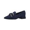 Slipper PETER KAISER "Peter Kaiser Slipper Veloursleder", Damen, Gr. 37,5, blau (navy), Veloursleder, elegant, Schuhe