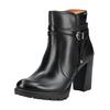 High-Heel-Stiefelette PIKOLINOS "PIKOLINOS Stiefelette Leder", Damen, Gr. 38, schwarz (schwarz, schwarz), Leder, casual, Schuhe
