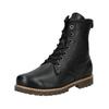 Schnürstiefelette ANDREA CONTI "Andrea Conti Stiefelette Leder", Damen, Gr. 39, schwarz, Leder, casual, Schuhe