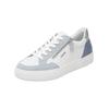 Sneaker REMONTE "Remonte Sneaker Leder", Damen, Gr. 41, blau (weiß, blau), Leder, casual, Schuhe