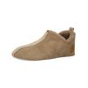 Hausschuh SHEPHERD "Shepherd Hausschuhe Leder", Damen, Gr. 41, grau, Leder, casual, Schuhe