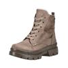Schnürstiefelette ARA "Ara Stiefelette Leder/Textil", Damen, Gr. 41, beige (cashmere), Leder, Textil, casual, Schuhe