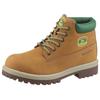 Schnürstiefel SKECHERS "SERGEANTS JOHN DEERE-DOZER", Herren, Gr. 46, grün (hellbraun, grün), Leder, kontrastfarbene Details, casual, Schuhe, Boots mit John Deere Collaboration