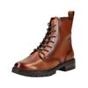 Schnürstiefelette ARA "Ara Stiefelette Glattleder", Damen, Gr. 38, braun, Glattleder, casual, Schuhe