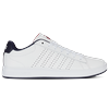 Sneaker K-SWISS "COURT BASE II", Gr. 43, weiß, navy, rot, Leder, sportlich, Schuhe