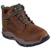 Schnürstiefel SKECHERS "RESPECTED JOHN DEERE-LANDIN", Herren, Gr. 43, braun (dunkelbraun), Leder, casual, Schuhe, Boots mit John Deere Collaboration