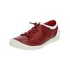 Sneaker SOFTINOS "softinos Sneaker Leder", Damen, Gr. 39, rot (rot, weiß), Leder, casual, Schuhe
