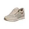 Sneaker MARCO TOZZI "Marco Tozzi Sneaker Lederimitat/Textil", Damen, Gr. 39, beige (beige, gold), Lederimitat, Textil, casual, Schuhe