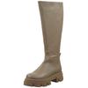 Stiefel STEVE MADDEN "STEVE MADDEN Stiefel Leder", Damen, Gr. 40, grau, Leder, casual, Schuhe