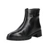 Stiefelette ARA "Ara Stiefelette Leder", Damen, Gr. 39, schwarz (schwarz lack), Leder, casual, Schuhe