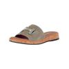 Pantolette GABOR COMFORT "Gabor Comfort Pantoletten Veloursleder", Damen, Gr. 40,5, grau, Veloursleder, casual, Schuhe
