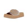 Pantolette GABOR "Gabor Pantoletten Leder", Damen, Gr. 41, beige, Leder, casual, Schuhe