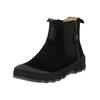 Stiefelette KICKERS "Kickers Stiefelette Leder", Kinder, Gr. 29, schwarz, Leder, casual, Schuhe