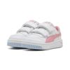 Sneaker PUMA "Carina Street Sneakers Mädchen", Kinder, Gr. 21, weiß pinkscape exotic rot pink, Obermaterial: Synthetik; Futter: Textil; Innensohle: Textil; Laufsohle: Gummi, Schuhe