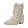 Stiefelette NERO GIARDINI "Nero Giardini Stiefelette Leder", Damen, Gr. 38, grau, Leder, casual, Schuhe