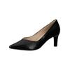Pumps HÖGL "Högl Pumps Leder", Damen, Gr. 35, grau (dunkelgrau), Leder, casual, Schuhe