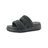 Pantolette PAUL GREEN "Paul Green Pantoletten Lederimitat", Damen, Gr. 37, schwarz, Lederimitat, casual, Schuhe