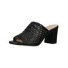 Pantolette PETER KAISER "Peter Kaiser Pantoletten Leder", Damen, Gr. 40, schwarz, Leder, casual, Schuhe