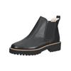 Ankleboots PAUL GREEN "Paul Green Stiefelette Glattleder", Damen, Gr. 39, schwarz, Glattleder, casual, Schuhe