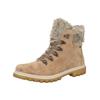 Schnürstiefelette LEGERO "Legero Stiefelette Veloursleder", Damen, Gr. 40, beige, Veloursleder, casual, Schuhe