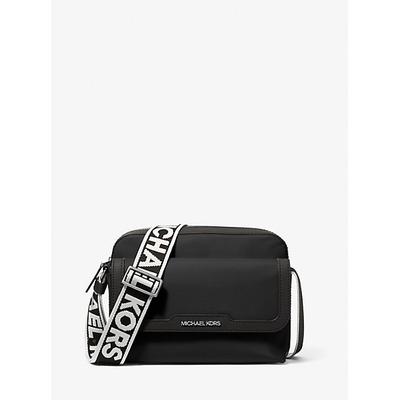 Michael Kors Lautner Medium Nylon Camera Crossbody Bag Black One Size