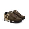 Sneaker DC SHOES "DC Command", Gr. 11,5(45), olive, schwarz, tan, 50.46% Leder, 49.54% Synthetikmaterial, Schuhe