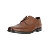 Schnürschuh CLARKS "Howard Walk", Herren, Gr. 42, braun, Leder, klassisch, Schuhe, mit atmungsaktivem Innenfutter