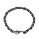 Men's bracelet, stainless steel bracelet, men's link chain, men's bracelet, stainless steel wrist chain with lobster clasp, Stainless Steel, Without zirconia