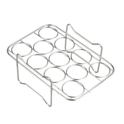 Eier-Dampfgarer Edelstahl Air Fryer Rack für Foodi DZ201/401 ZubehöR Image