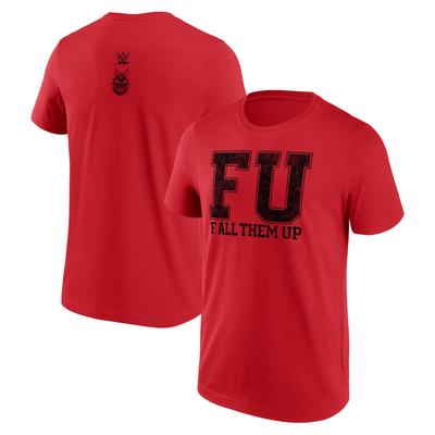 WWE Jacob Fatu FU T-Shirt - Rot - Herren Image