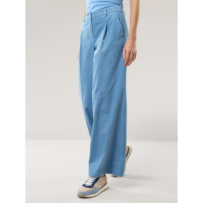 Walbusch Damen Premium Marlene Cordhose Blau noch offen: Muster Image